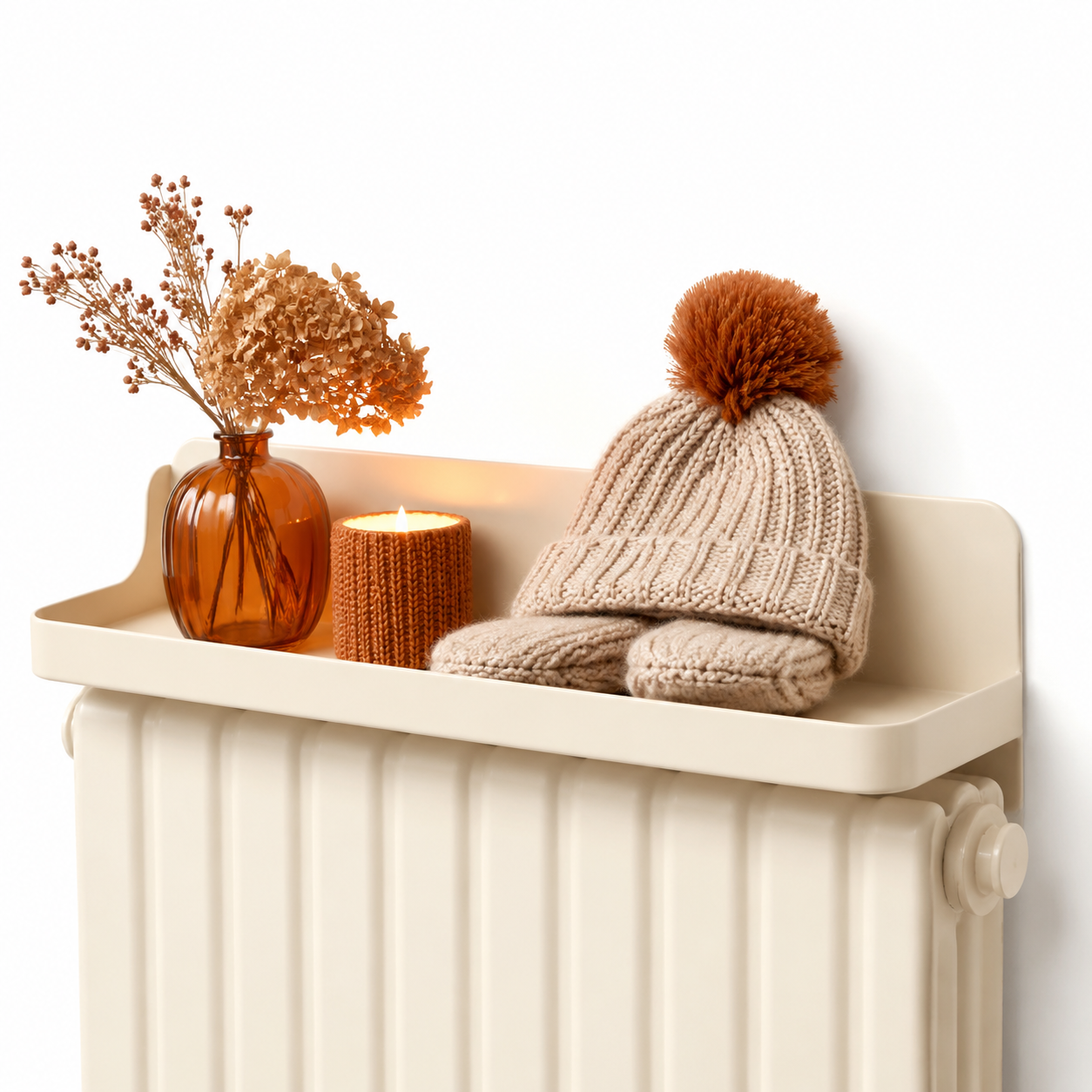 Magnetic Radiator Shelf